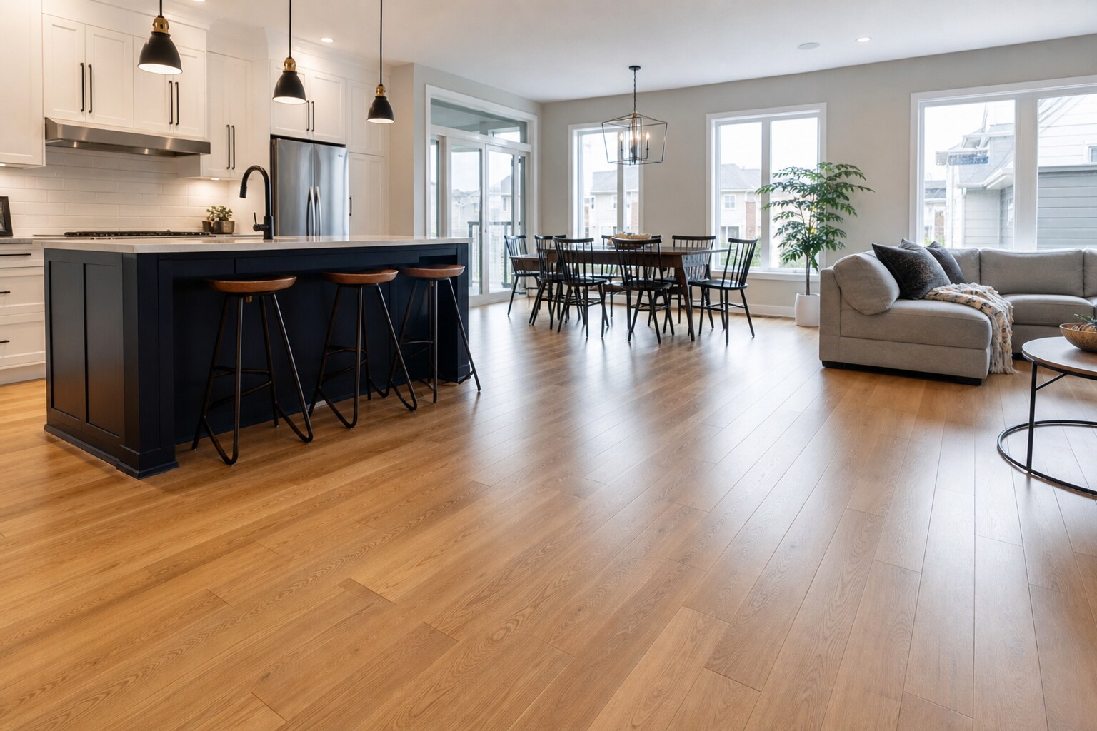 Engineered hardwood open concept, Barrhaven