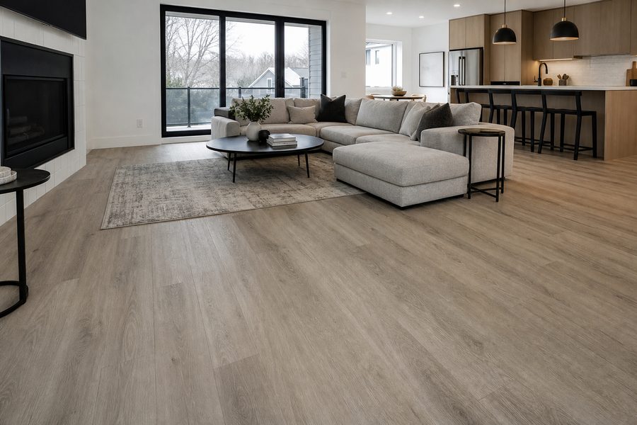 Luxury vinyl bathroom flooring, Hull